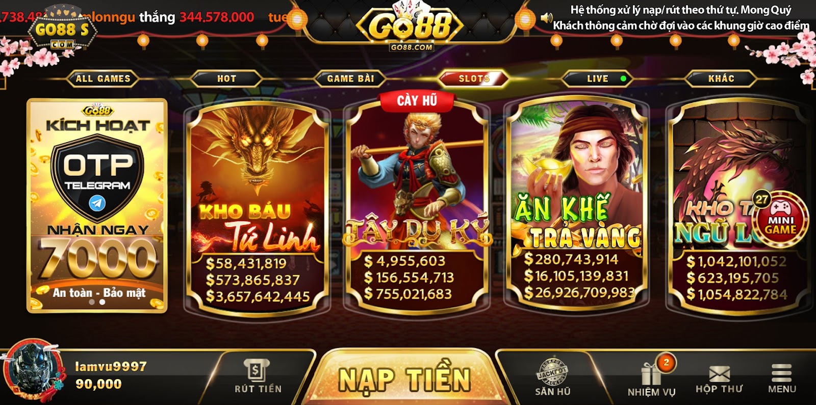 game nổ hũ hit club go88